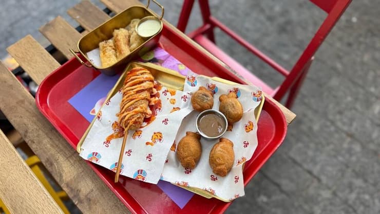 אוכל קוריאני במסעדת ג'ון מאטאנג (צילום: ספיר גורדו) אוכל קוריאני