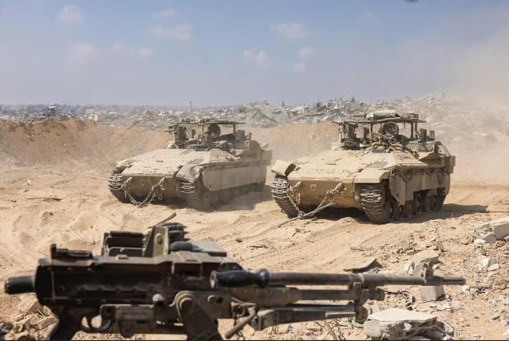 כוח צה"ל בדרג' תופאח (צילום: דובר צה"ל) תיעוד מפעילות חטיבה 401 בדרג' תופאח