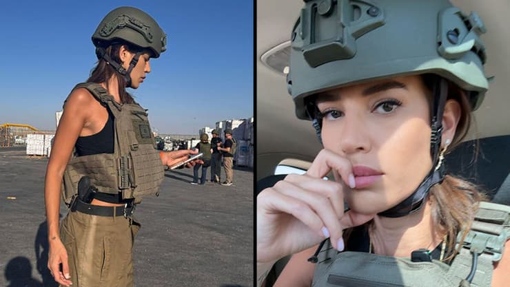 נטלי דדון בסיור של מתפ"ש באזורי חלוקת סיוע בעזה