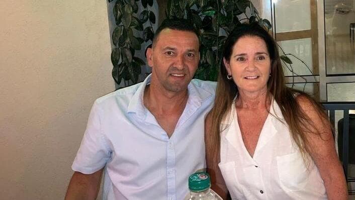 נירה שרעבי ובעלה החטוף החלל יוסי שרעבי ז"ל 