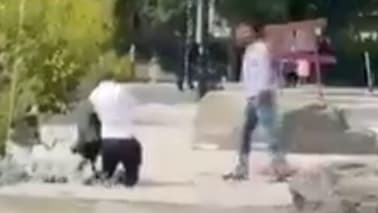 התוקף מימין ליד היהודי ובתו