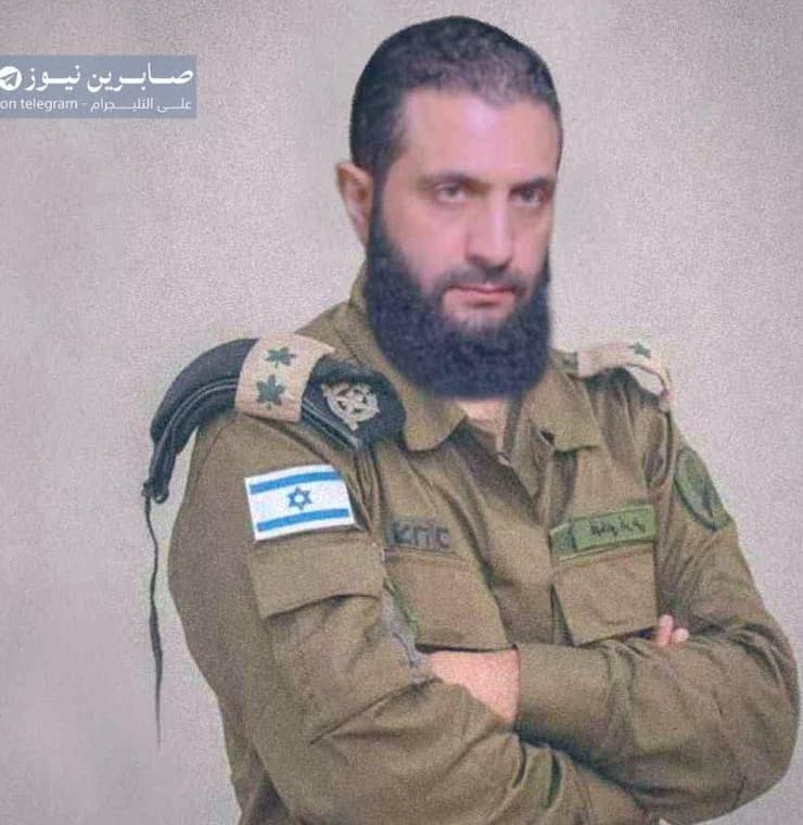 אל-ג'ולאני מוצג בסוכנות הידיעות סאברין כקצין בצה"ל