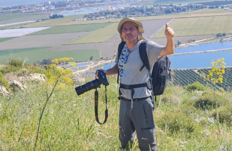 צלם הטבע סמיר חמזה (צילום: סמיר חמזה) צלם הטבע סמיר חמזה