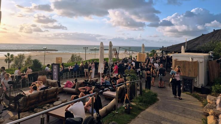 הים בר בשקיעה (צילום: אסף רוזן) דן אכדיה ריזורט