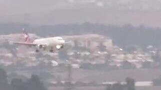 תיעוד מרגעי נחיתת מטוס ארקיע