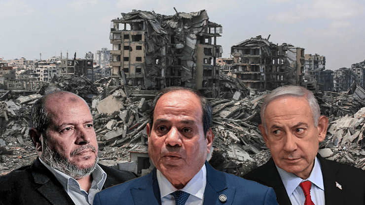 בנימין נתניהו א-סיסי נשיא מצרים חליל אל חיה