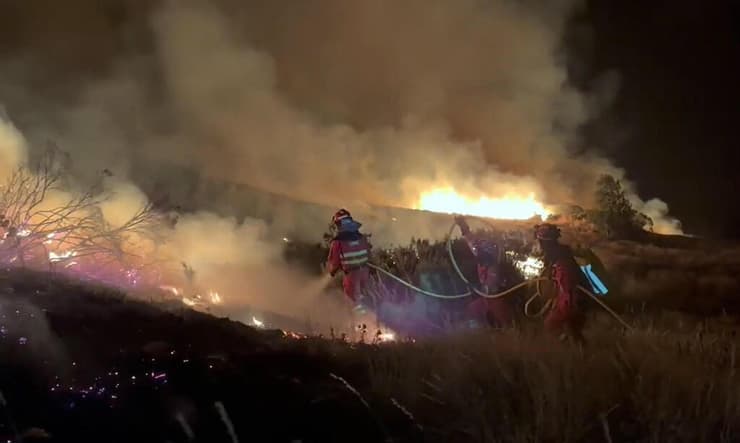 ספרד שריפה שריפת יער מחוז קסטיליה ולאון