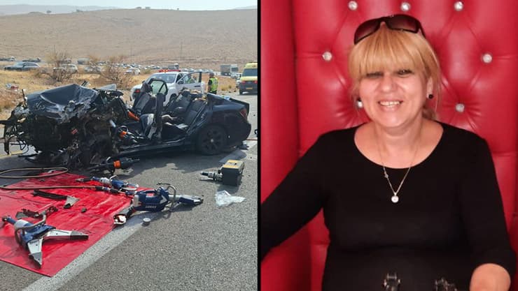 זירת התאונה הקשה במעלה אפרים