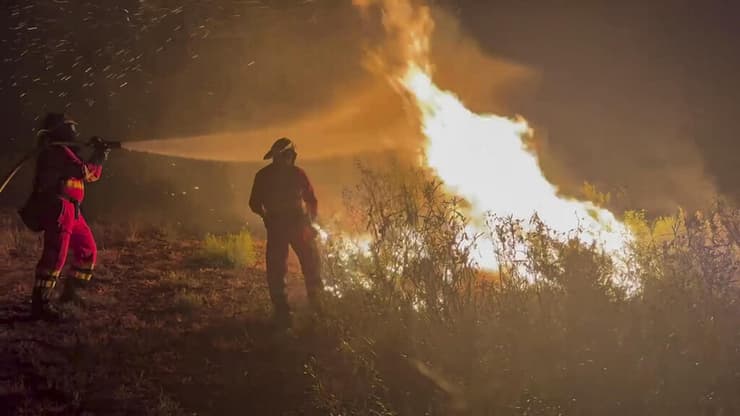 ספרד שריפה שריפת יער מחוז קסטיליה ולאון