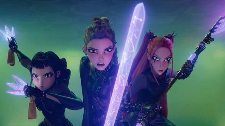 מתוך "ציידות השדים של הקיי פופ" (צילום: באדיבות נטפליקס) מתוך "ציידות השדים של הקיי פופ"