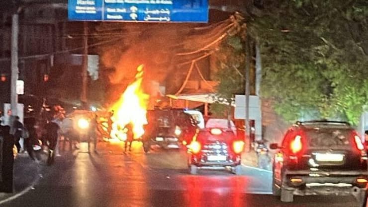 תקיפת רכב בלבנון