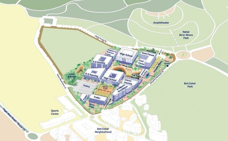 המקום שבו יוקם הכפר