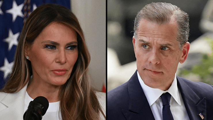 ארה"ב האנטר ביידן,  מלניה טראמפ 