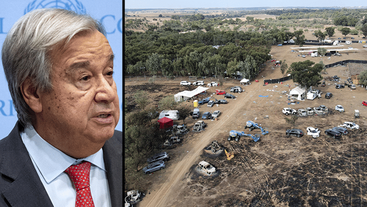 זירת המסיבה ברעים, אנטוניו גוטרש 