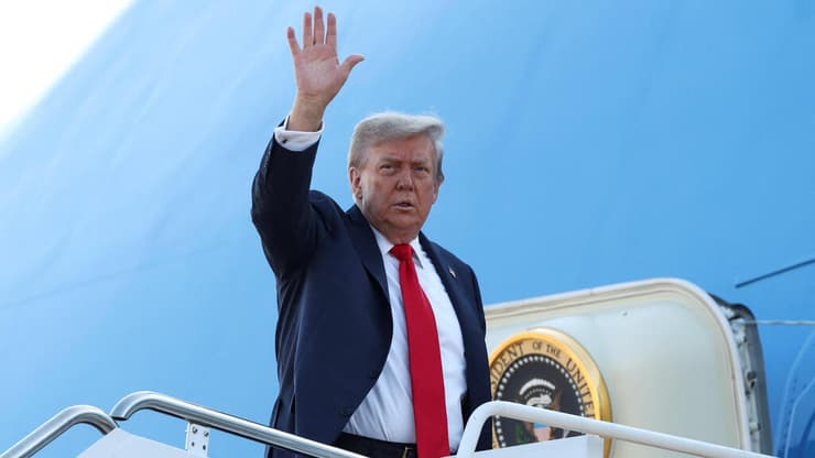 טראמפ ממריא לאלסקה