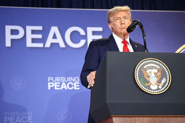 מסיבת העיתונאים של טראמפ ופוטין באלסקה