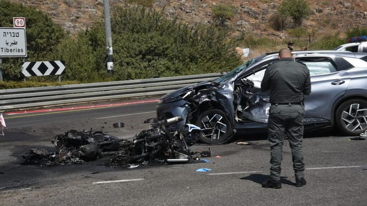 שני הרוגים בתאונת דרכים בין אופנוע לכלי רכב
