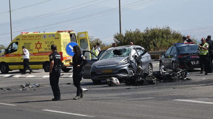 שני הרוגים בתאונת דרכים בין אופנוע לכלי רכב