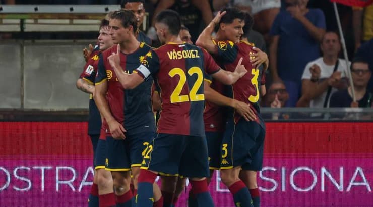 שחקני גנואה. וי ראשון לעונה