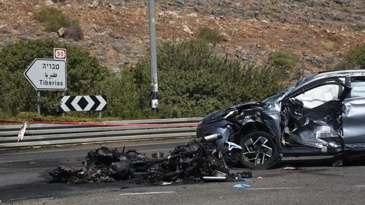שני הרוגים בתאונת דרכים בין אופנוע לכלי רכב