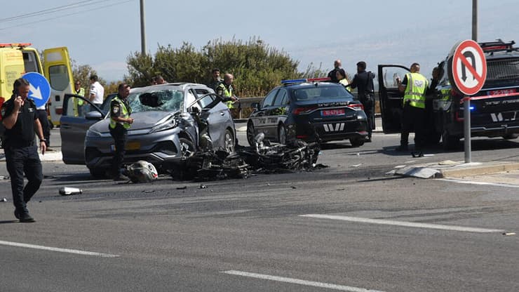 שני הרוגים בתאונת דרכים בין אופנוע לכלי רכב