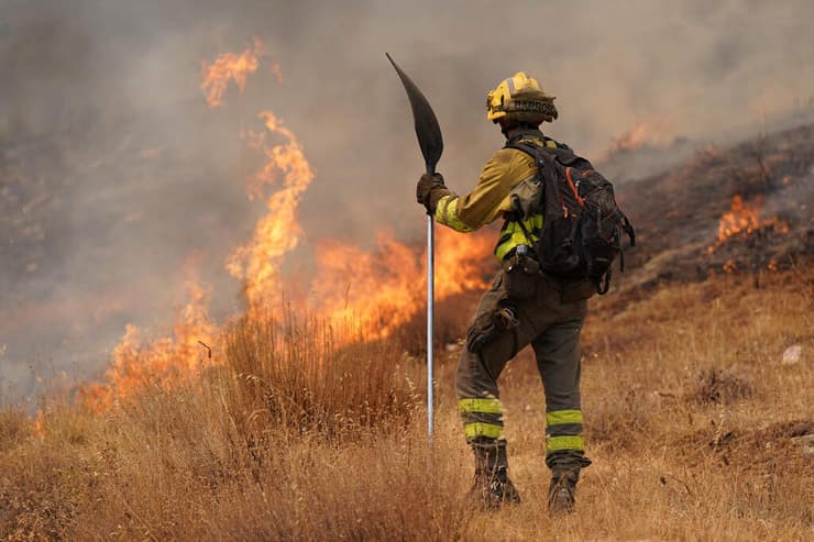 שריפה שריפת יער קסטיליה וליאון ספרד