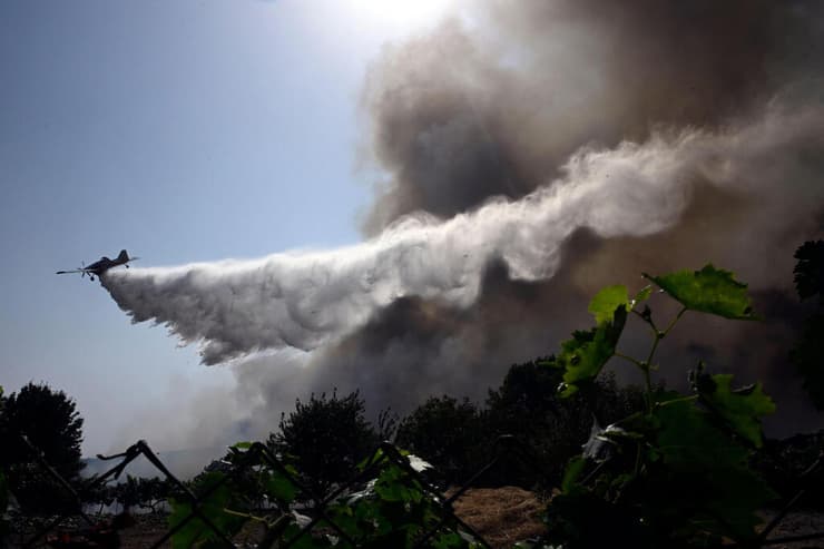 שריפה שריפת יער גליסיה ספרד