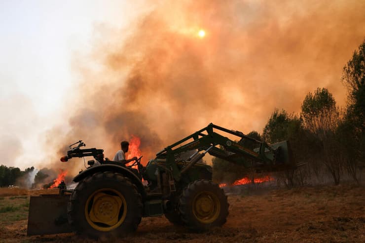 שריפה שריפת יער גליסיה ספרד