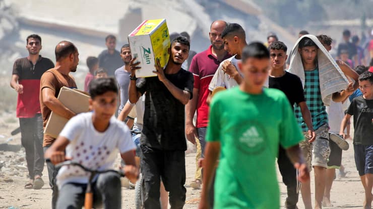 הצנחת סיוע הומניטרי בעזה