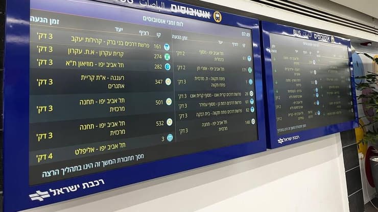 אי סדרים ועומס בתחנת סבידור מרכז בשל יום העצירה והמחאות למען החטופים