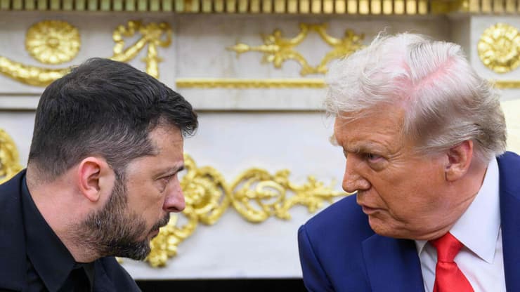 פגישתם של זלנסקי וטראמפ בבית הלבן