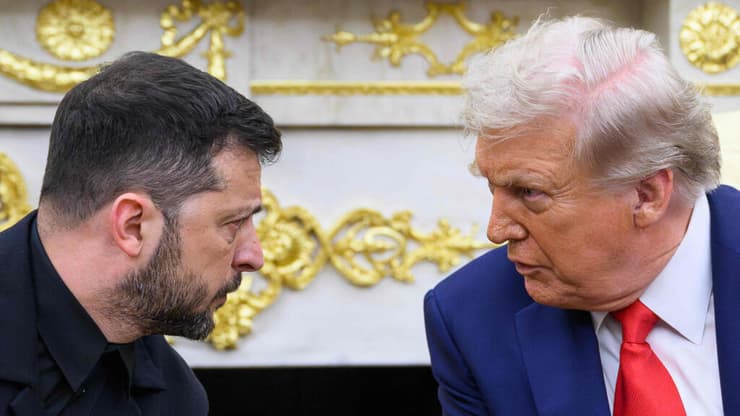 פגישתם של זלנסקי וטראמפ בבית הלבן