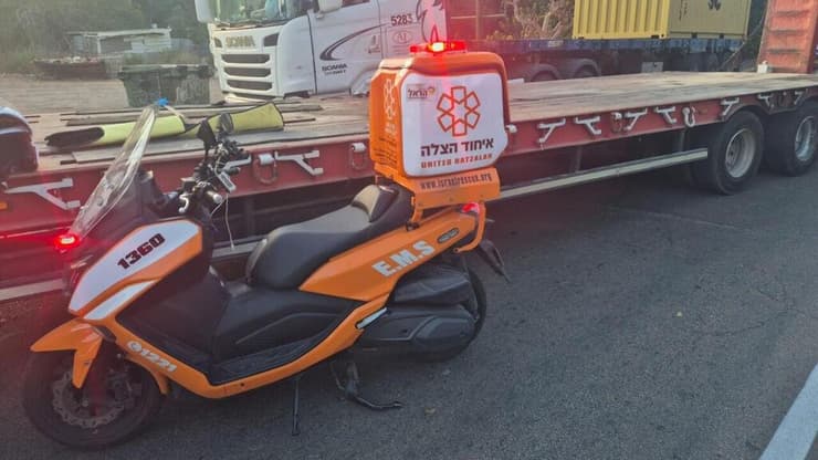 זירת תאונת הדרכים בכפר יונה