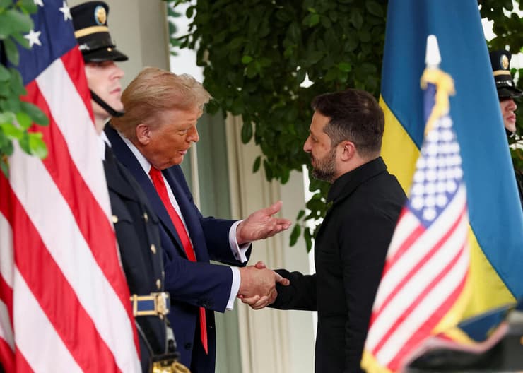 פגישתם של זלנסקי וטראמפ בבית הלבן