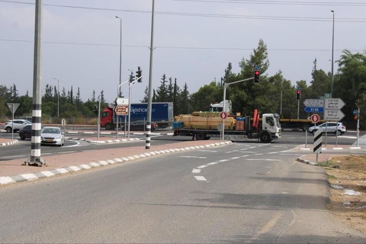 אחד הצמתים בכביש 433