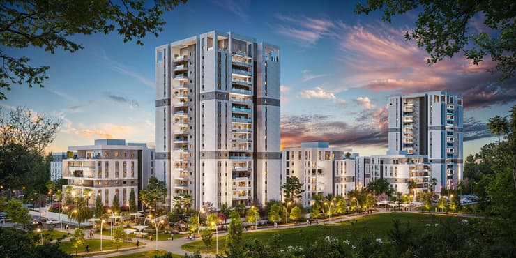 הדמייה של פרויקט מחיר מטרה בחיפה  