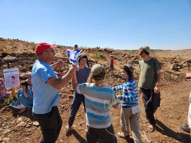 הניחו אבן פינה ליישוב חדש בשם נווה הבשן