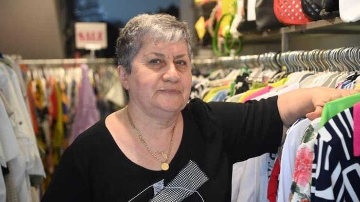 ללי קוחטי. "אנחנו סגורים בין מחסומים" (צילום: יאיר שגיא ) ללי קוחטי - חנות בגדים לנשים