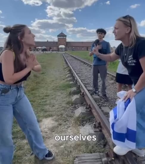 העימות החריג על פסי הרכבת שמובילים למחנה ההשמדה