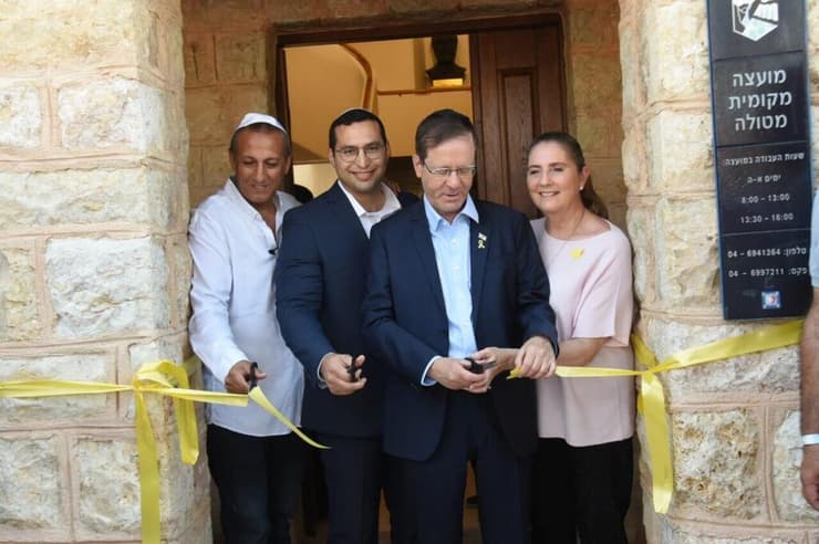 צילום: אביהו שפירא טקס חנוכת מבנה המועצה החדש במטולה