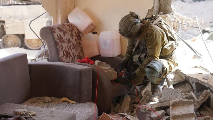 כוח מגבעתי בפאתי העיר עזה (צילום: דובר צה"ל) פעילות אוגדה 162 בפאתי העיר עזה