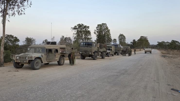 חיילי גדוד השריון 9215 שבחטיבה 205 במהלך מבצע מרכבות גדעון בעזה