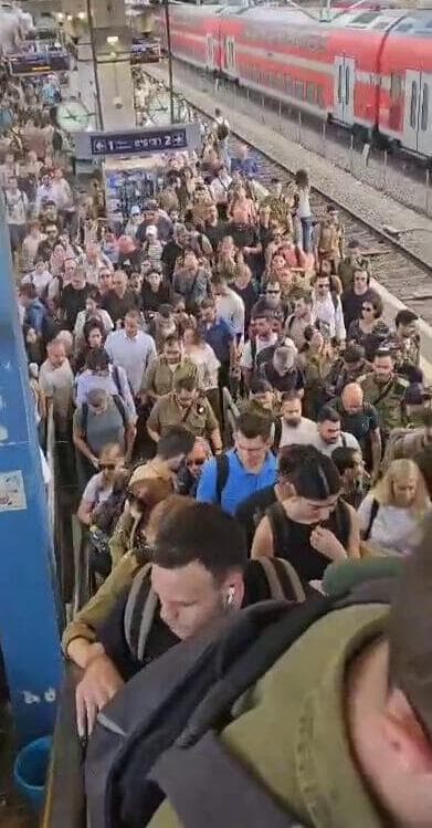 עומסים כבדים בתחנת סבידור מרכז