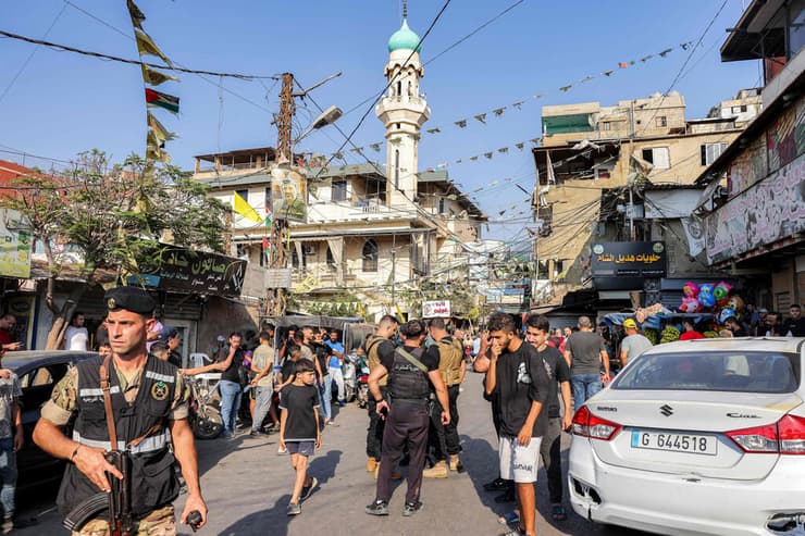 לבנון מסירת נשק מחנות פליטים פלסטיניים פלסטינים ארגונים בורג' אל בראג'נה