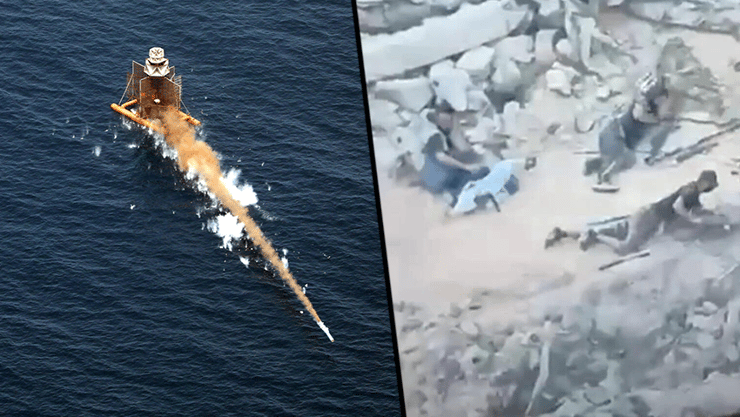  כ-13 מחבלים עם קלצ'ניקובים ו-RPG זוהו בחאן יונס - ונמלטו למנהרה, איראן תרגיל צבאי