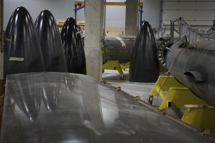 טיל שיוט מדגם פלמינגו שמייצרת אוקראינה במפעל סודי