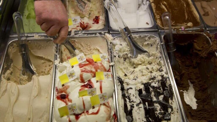 חנות גלידה באיטליה