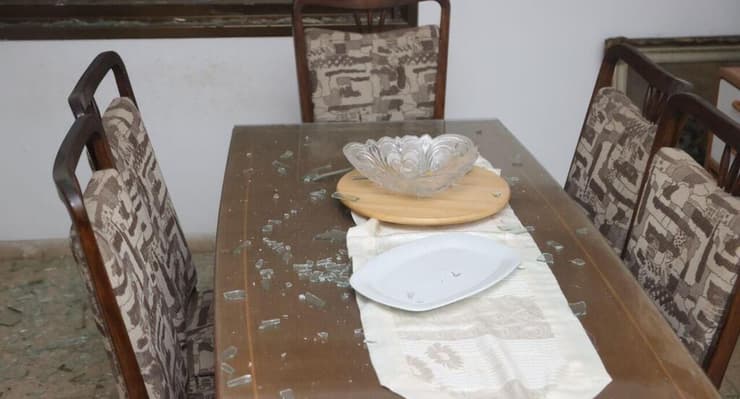 הנזק בביתה של אילנה