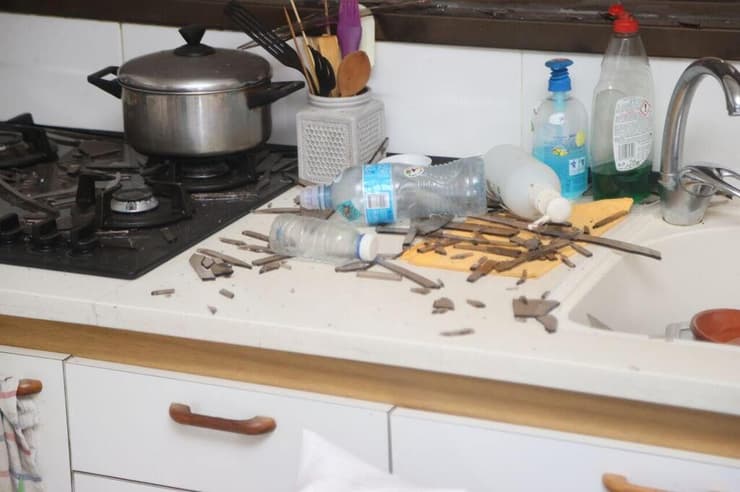 הנזק בביתה של אילנה