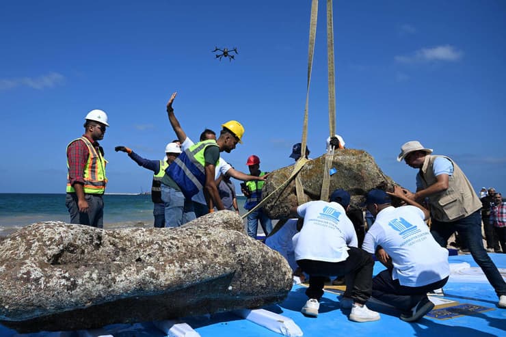 במצרים הוחלט להשאיר כמה מהפריטים
